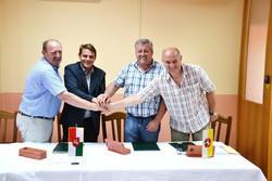 Jože Čakš, mag. Marko Diaci, Emil Grobelnik in Miran Gorinšek